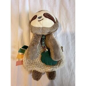 Itzy Ritzy Lovey Sloth Plush w/ Silicone Teether Toy Newborn Baby Plush Stuffed